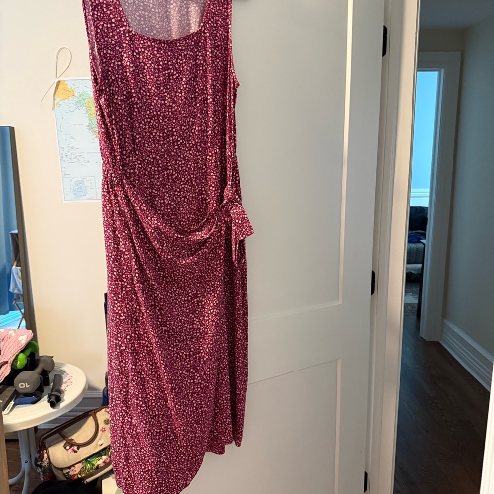 Goodthreads Pink And Purple Patterned Blouse - image 5